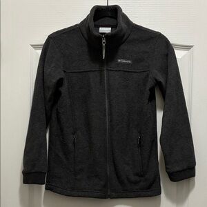 Columbia Youth Full-Zip Grey Fleece Jacket